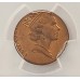AUSTRALIA 1988 . TWO 2 CENTS COIN . ERROR . STRUCK ON ONE 1 CENT